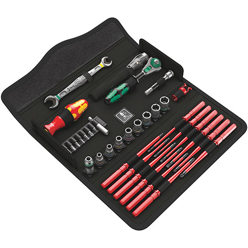 Wera 05135926001 Kraftform Kompakt W1 Tool Set Maintenance 35pc