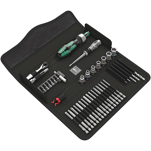 Wera 05135939001 Kraftform Kompakt H1 Tool Set Wood 41pc