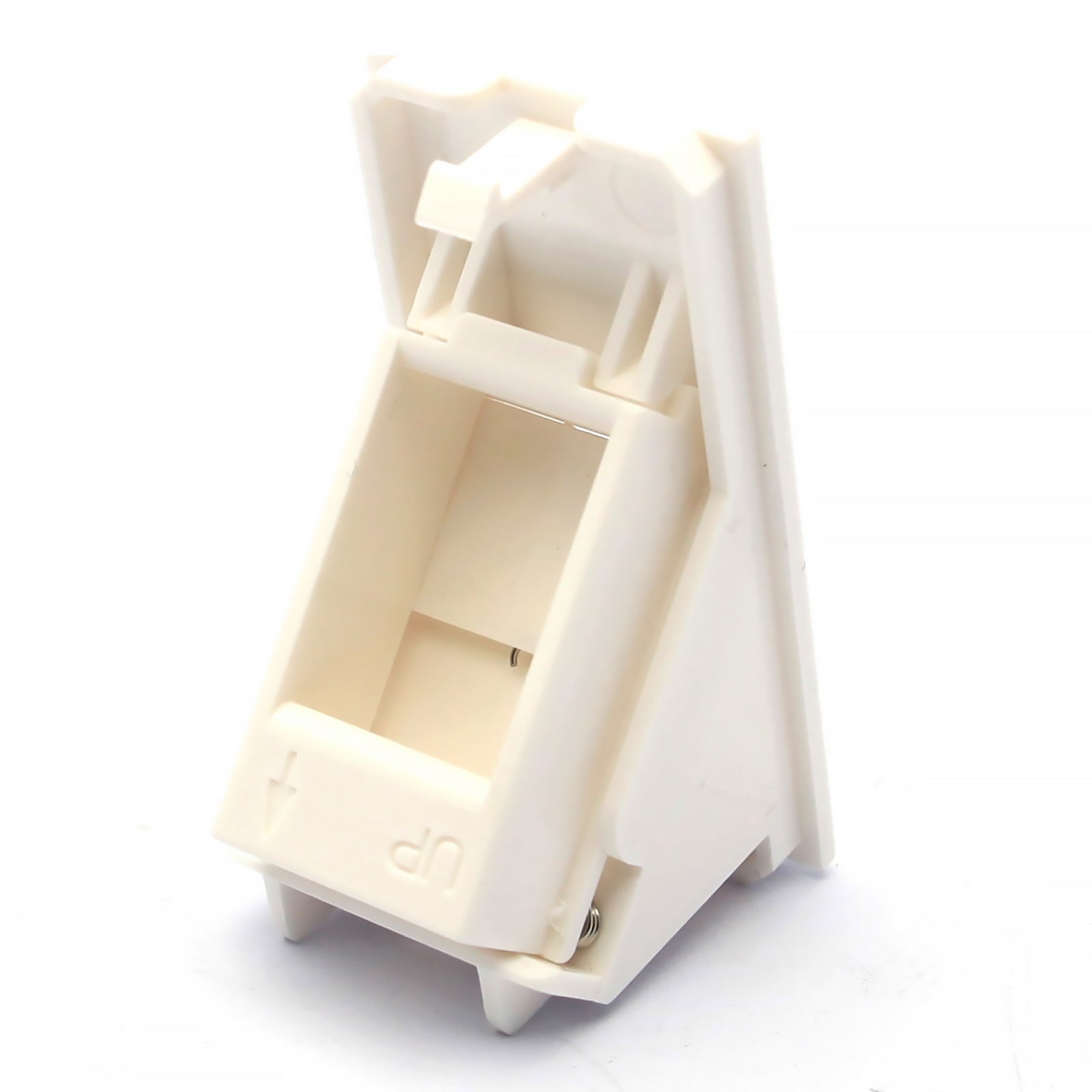 Excel Euro Module Angled Shutter For Keystone Jack White (100-175)