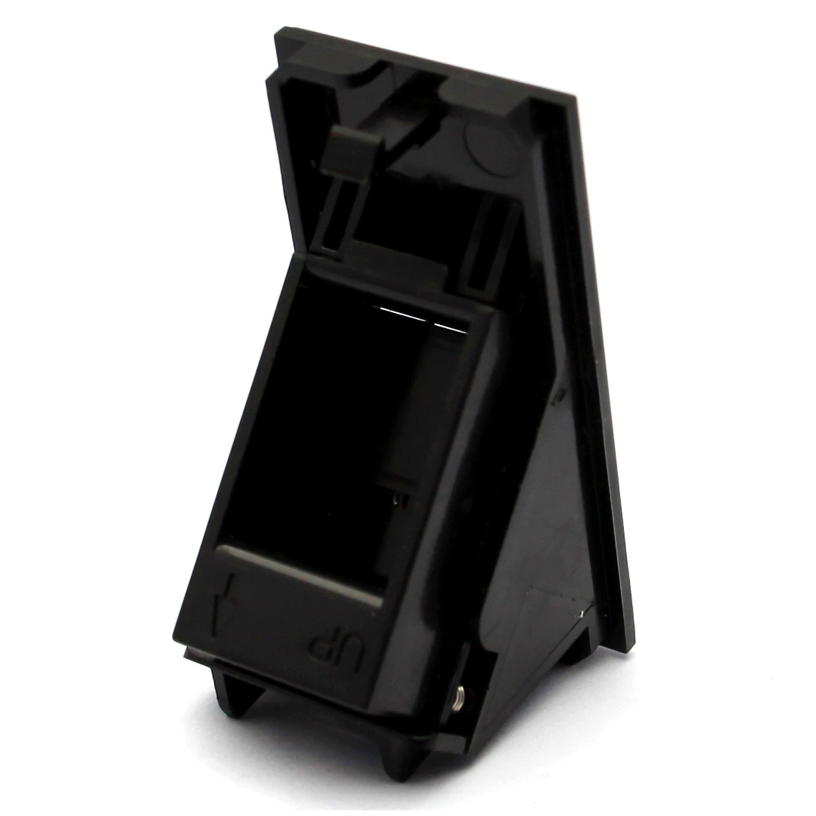 Excel Euro Module Angled Shutter For Keystone Jack Black (100-175-BK)