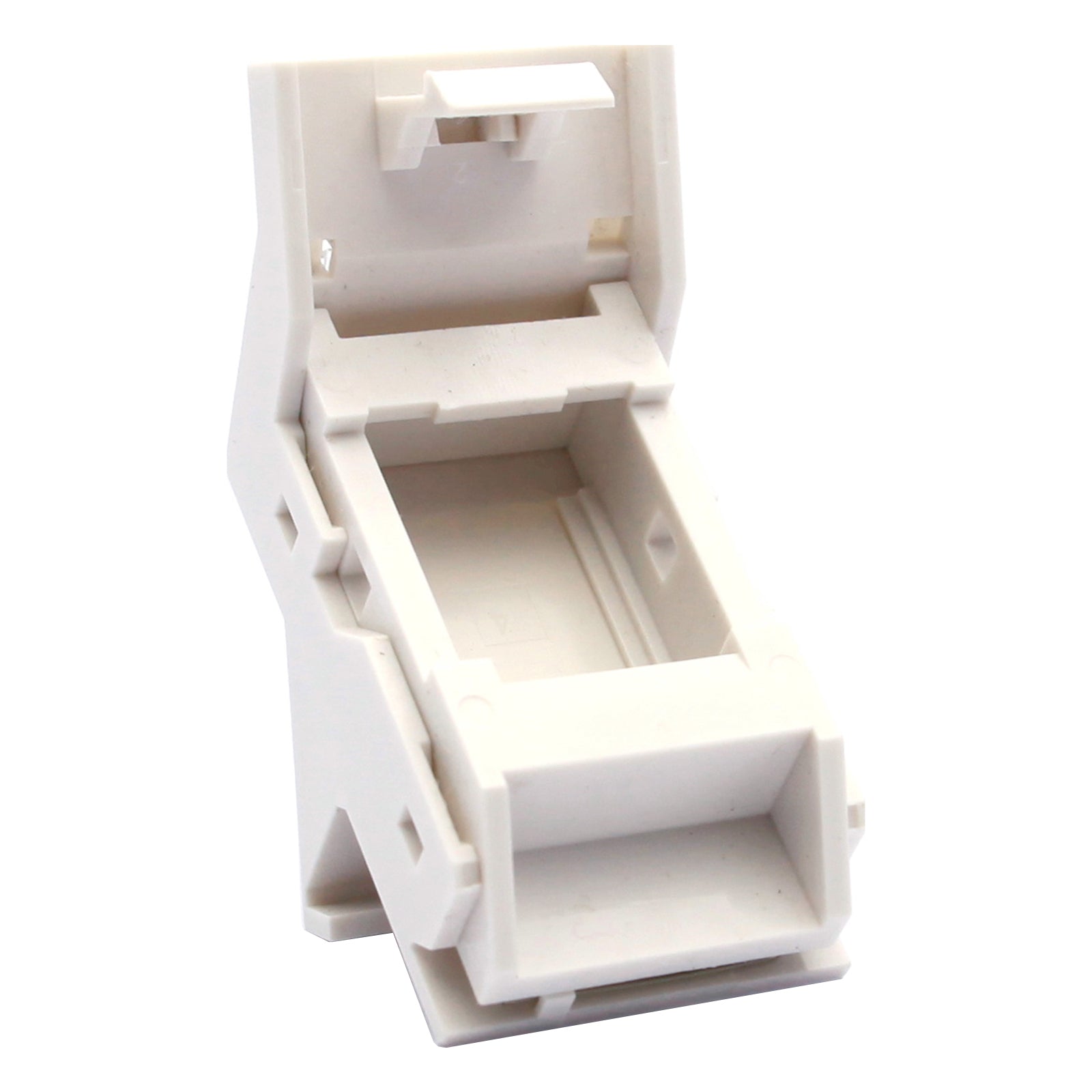 Excel Office Angled Shutter For Keystone Jack 25x50mm White (100-280)