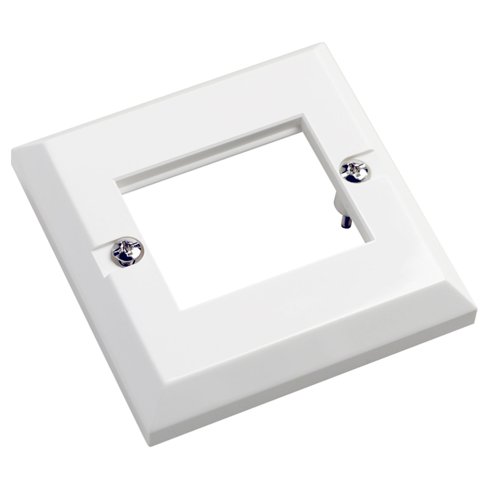 Excel LJ6C Single Gang Bevelled Plate White (100-670)