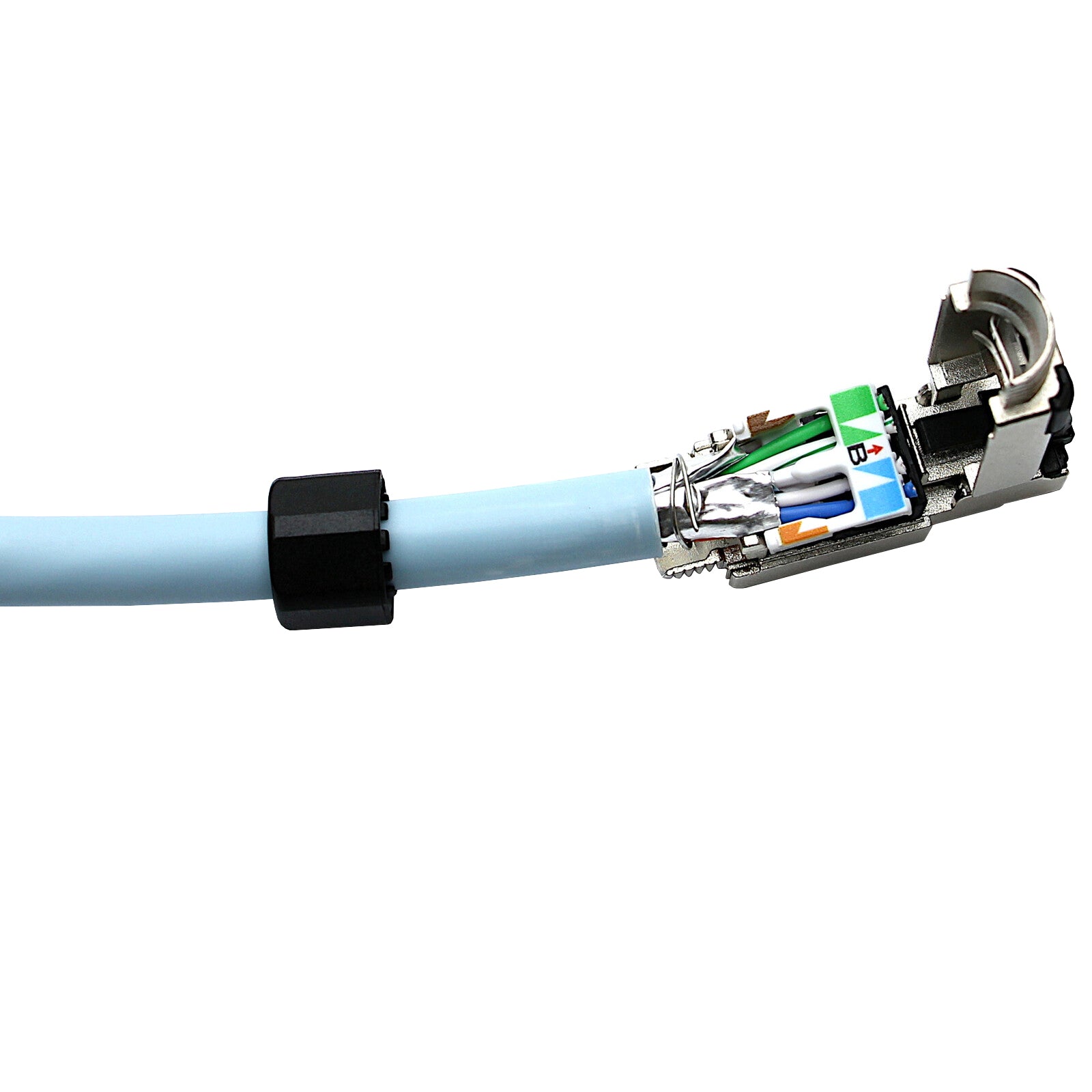 Excel Cat6A Screened Mini Field Installation Plug Pack of 6 (100-940-06)