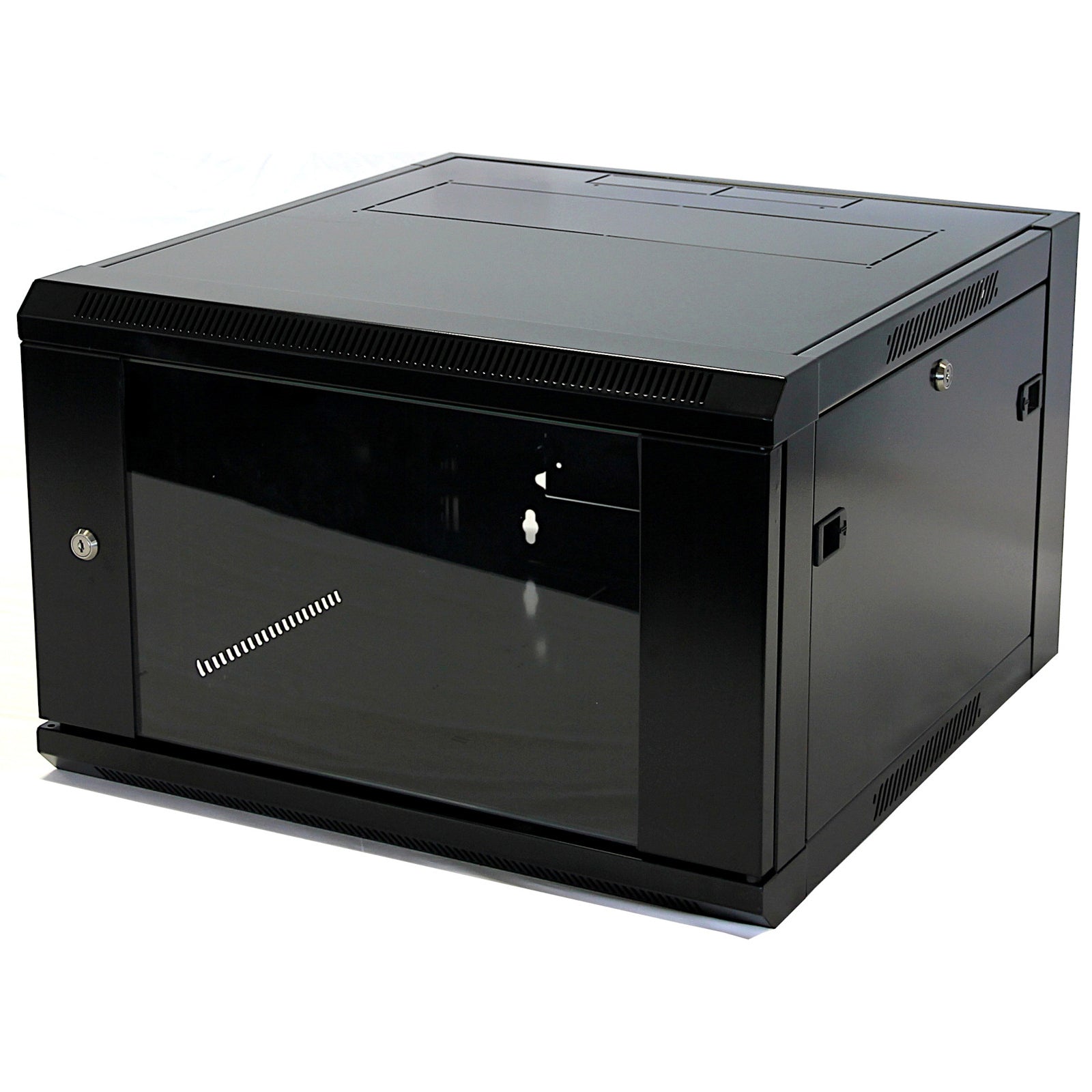 6U 600mm Deep Premium Wall Box Black