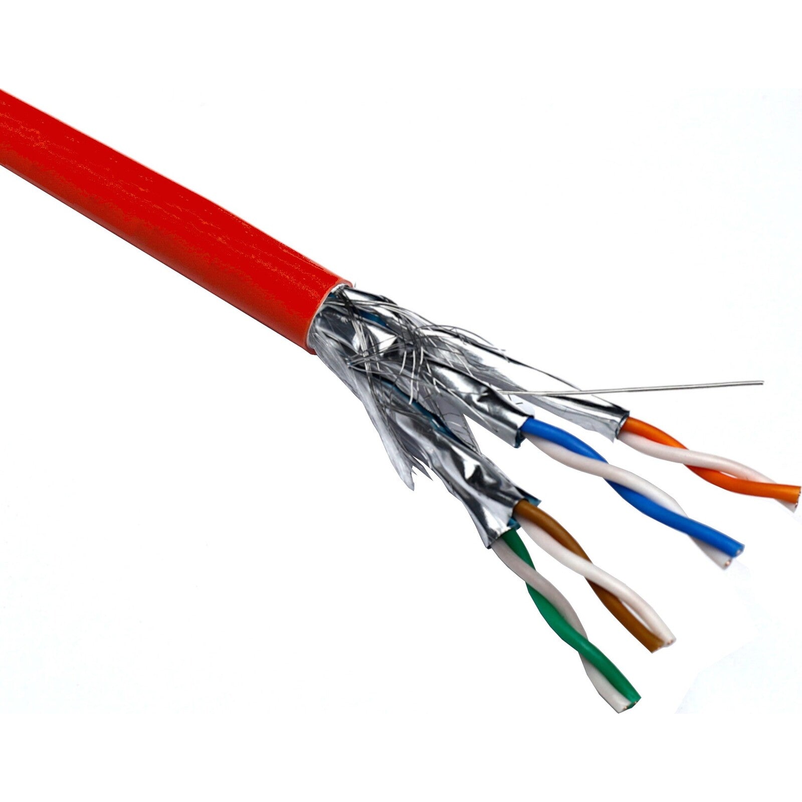 Red Draka (Prysmian) Cat6a S/FTP LSZH B2ca-s1a,d1,a1 Solid Cable 500m