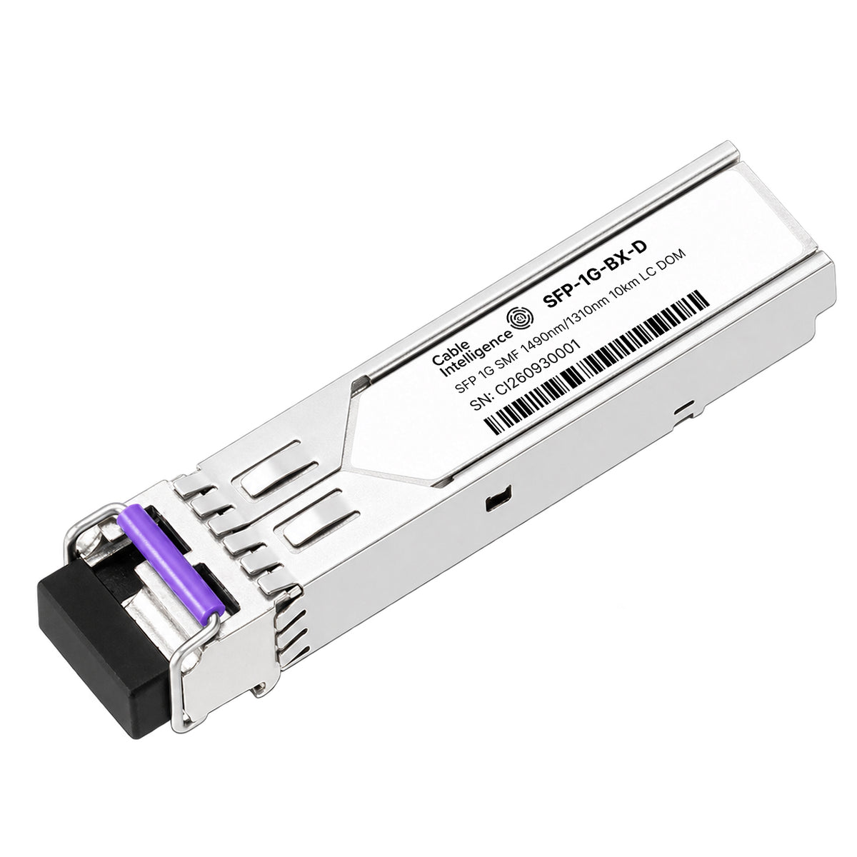 Compatible 1000BASE-BX-D SFP BiDi 1490nm-TX/1310nm-RX 10km SMF DOM LC/UPC Simplex Optical Transceiver Module