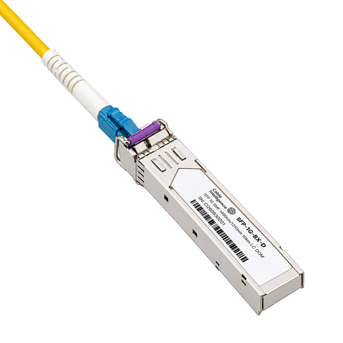 Compatible 1000BASE-BX-D SFP BiDi 1490nm-TX/1310nm-RX 10km SMF DOM LC/UPC Simplex Optical Transceiver Module