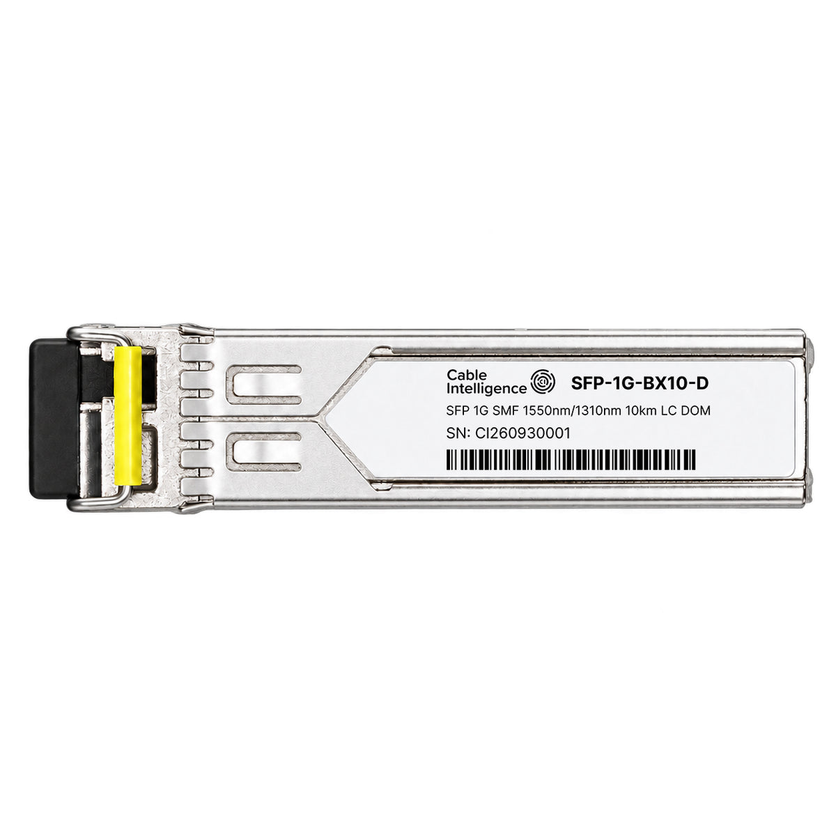 Compatible 1000BASE-BX10-D SFP BiDi 1550nm-TX/1310nm-RX 10km SMF DOM LC/UPC Simplex Optical Transceiver Module
