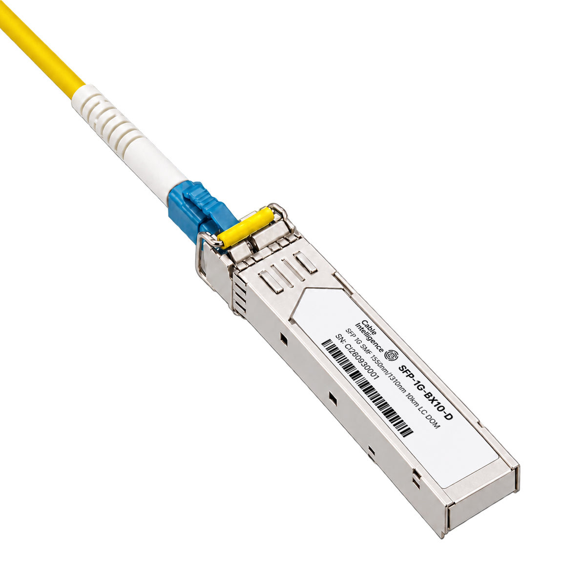 Compatible 1000BASE-BX10-D SFP BiDi 1550nm-TX/1310nm-RX 10km SMF DOM LC/UPC Simplex Optical Transceiver Module