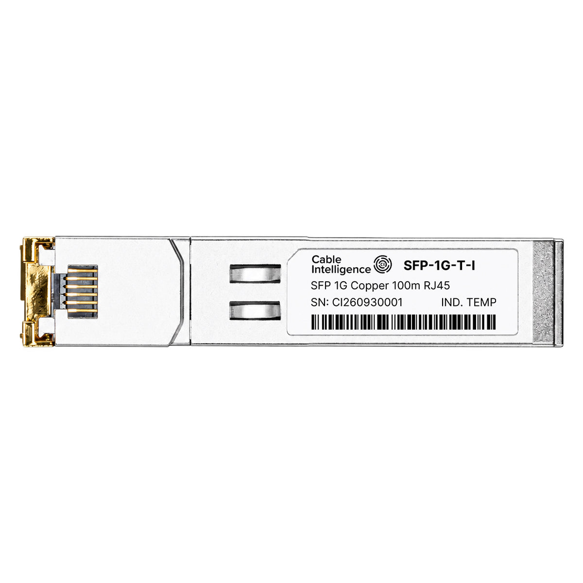 Compatible 1000BASE-T SFP Copper 100m RJ45 Industrial Temperature Transceiver Module
