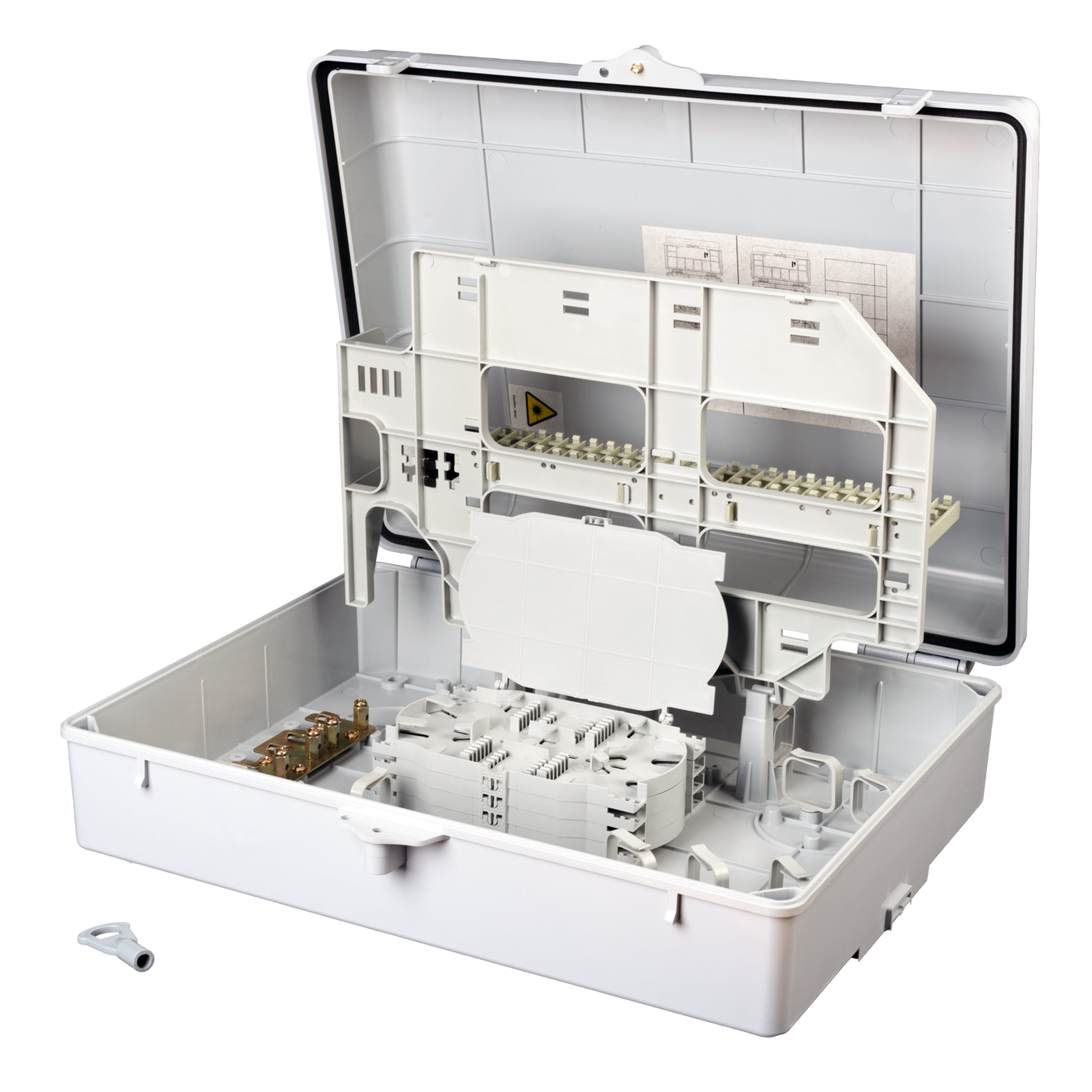 96 Fibre IP65 Lockable Optical Fibre Enclosure