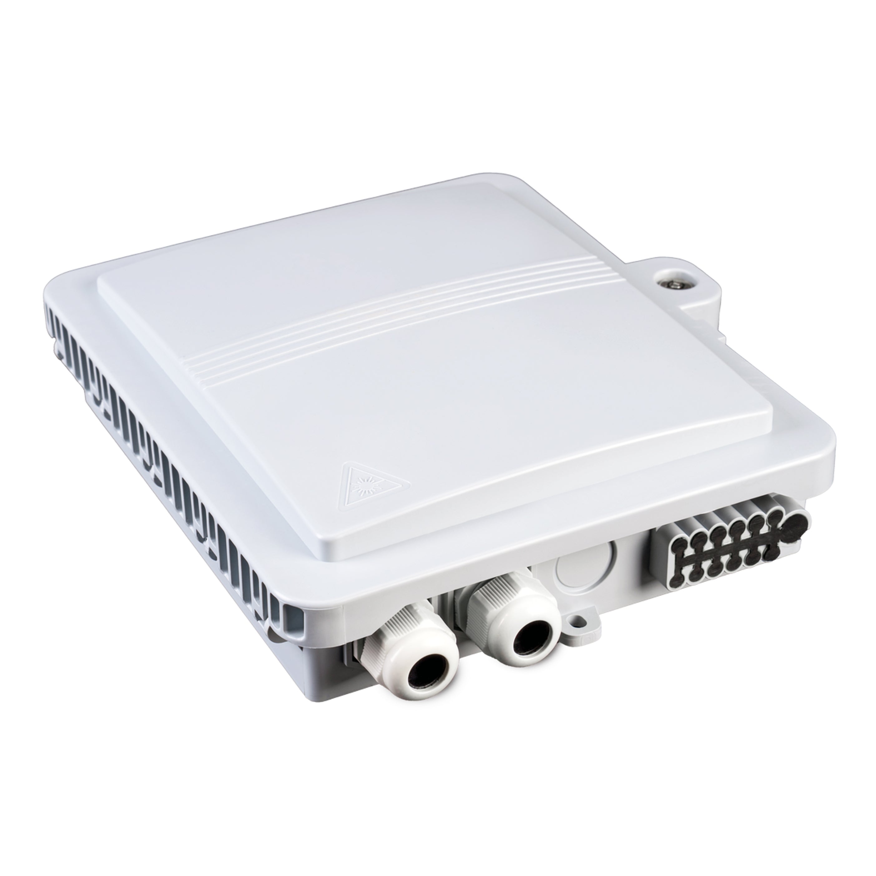 24 Fibre IP65 Lockable Optical Fibre Enclosure 12 Port