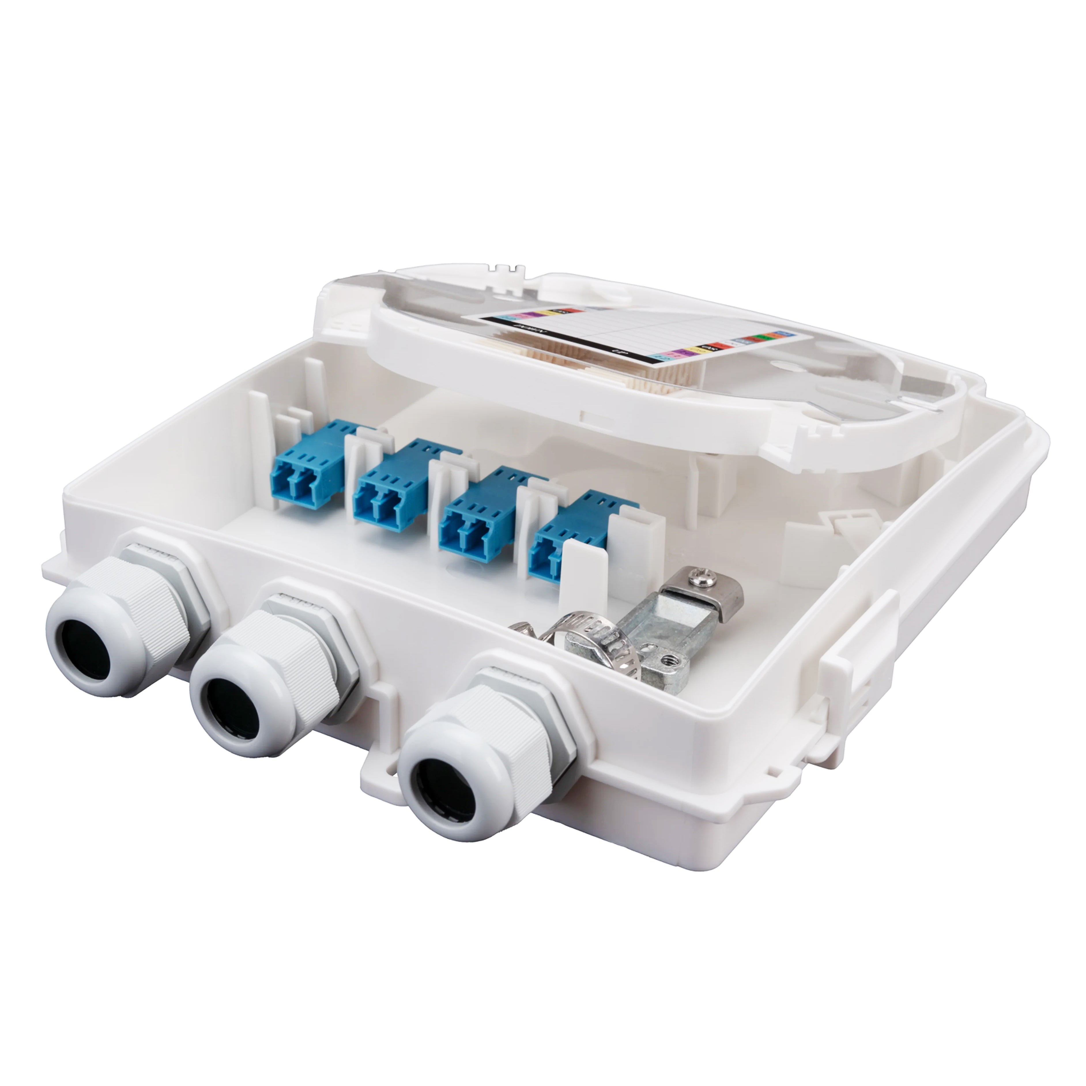 16 Fibre IP65 Lockable Optical Fibre Enclosure