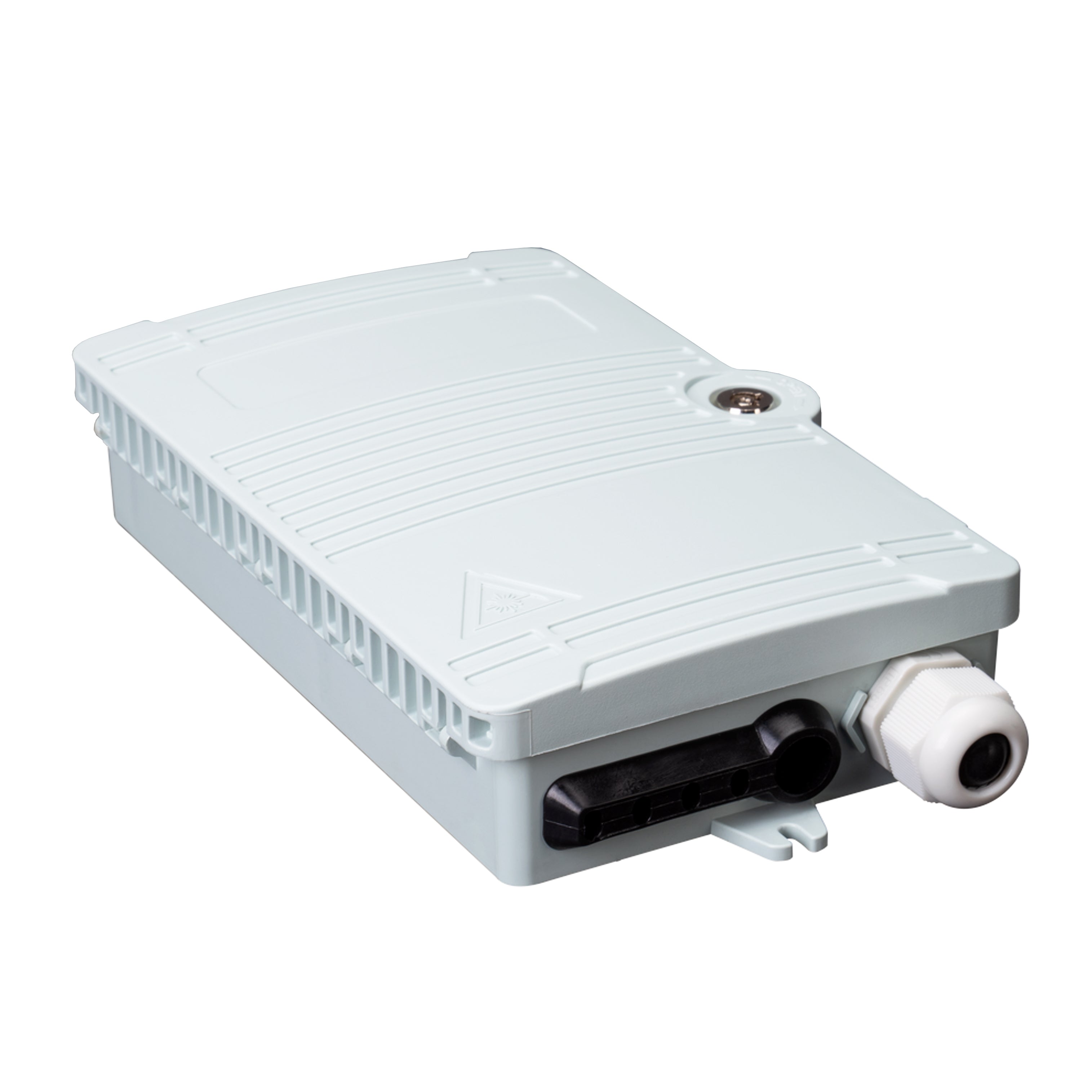 8 Fibre IP65 Lockable Optical Fibre Enclosure With Gland