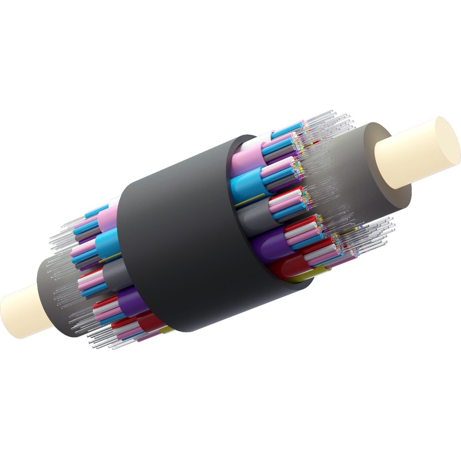 Excel OS2 Singlemode 9/125 Micro Blown G.657.A1 Loose Tube HDPE Fca Fibre Optic Cable Black (Per Metre)
