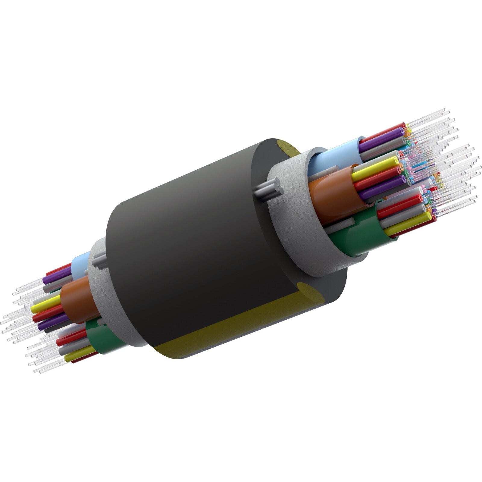 Excel OS2 Singlemode 9/125 Loose Tube Ultra Light Weight Rodent Resistant G.675.A1 Fca Aerial Fibre Optic Cable Black (Per Metre)