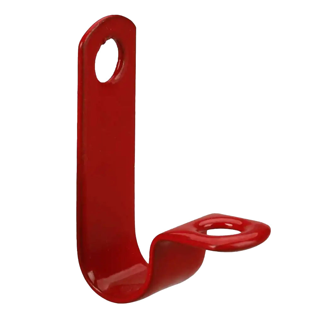Fire Rated 7.0-7.3mm Single Cable P Clip Red - Pack of 50