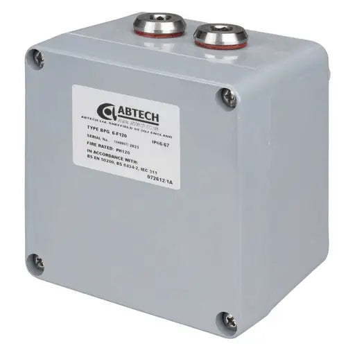 Flame Resistant GRP Junction Box with 8 Way Ceramic Terminals
