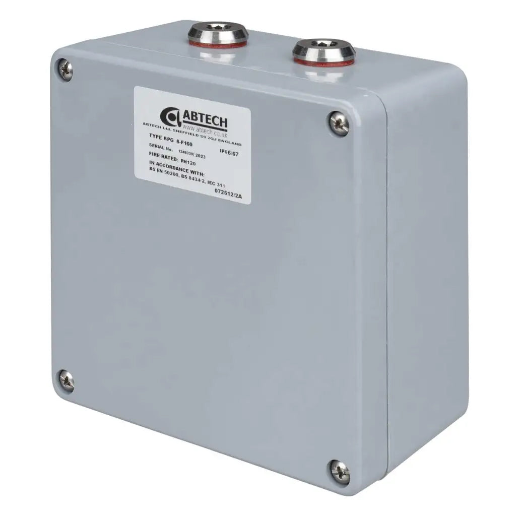 Flame Resistant GRP Junction Box with 12 Way Ceramic Terminals