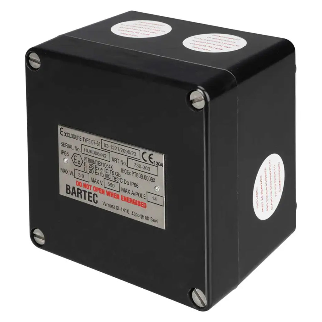 Zone 1 Ex Junction Box with 10 x SAK2.5 Terminals