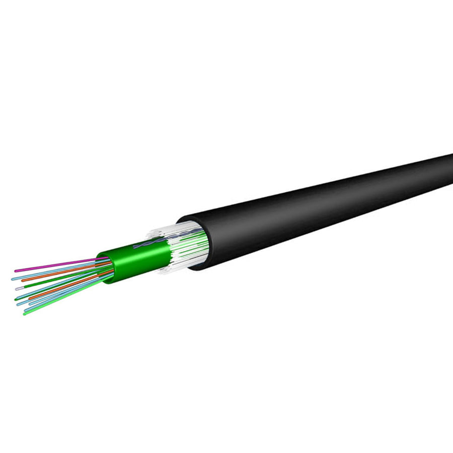 Draka (Prysmian) OS2 Singlemode 9/125 Loose Tube Eca Fibre Optic Cable Black (Per Metre)