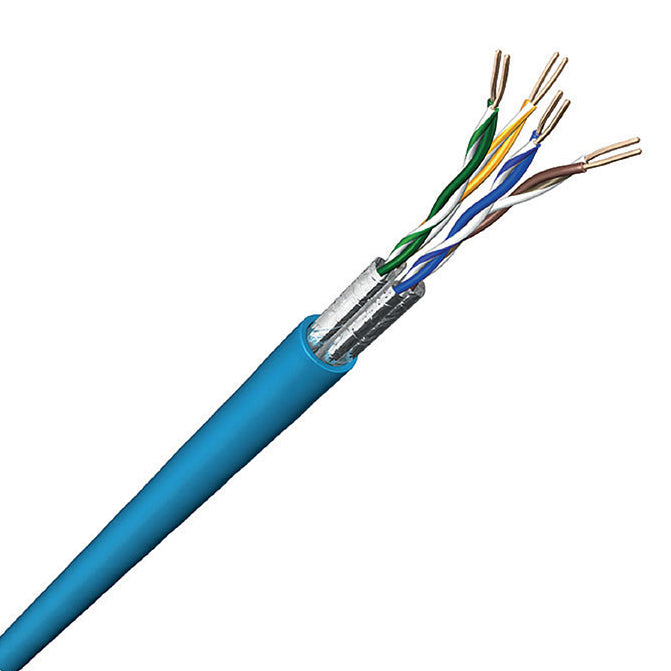 Blue Draka Cat6 U/FTP LSZH Dca-s2,d2,a1 Solid Cable 305m