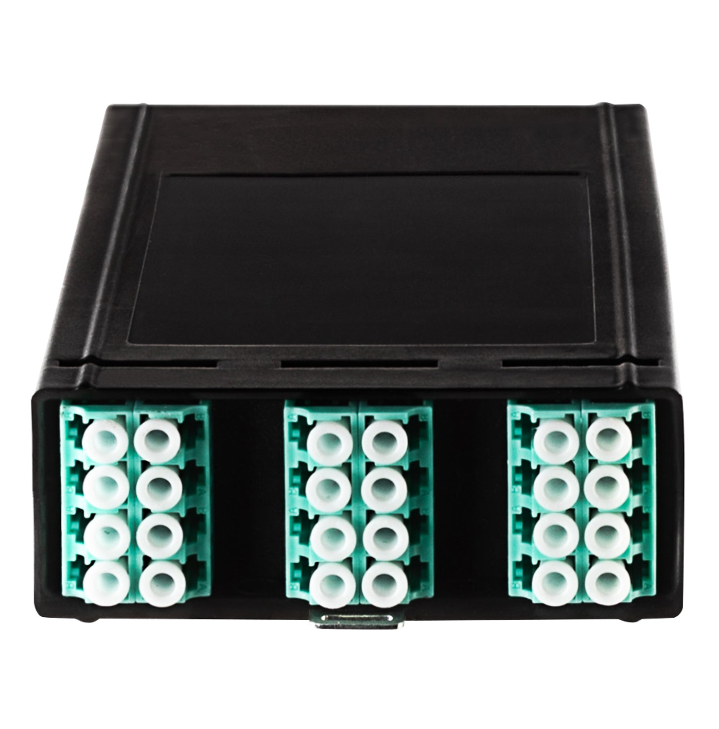 24-Fibre LC OM4 Cassette Fully Populated With 2 x MTP12 Adaptors & Arrays