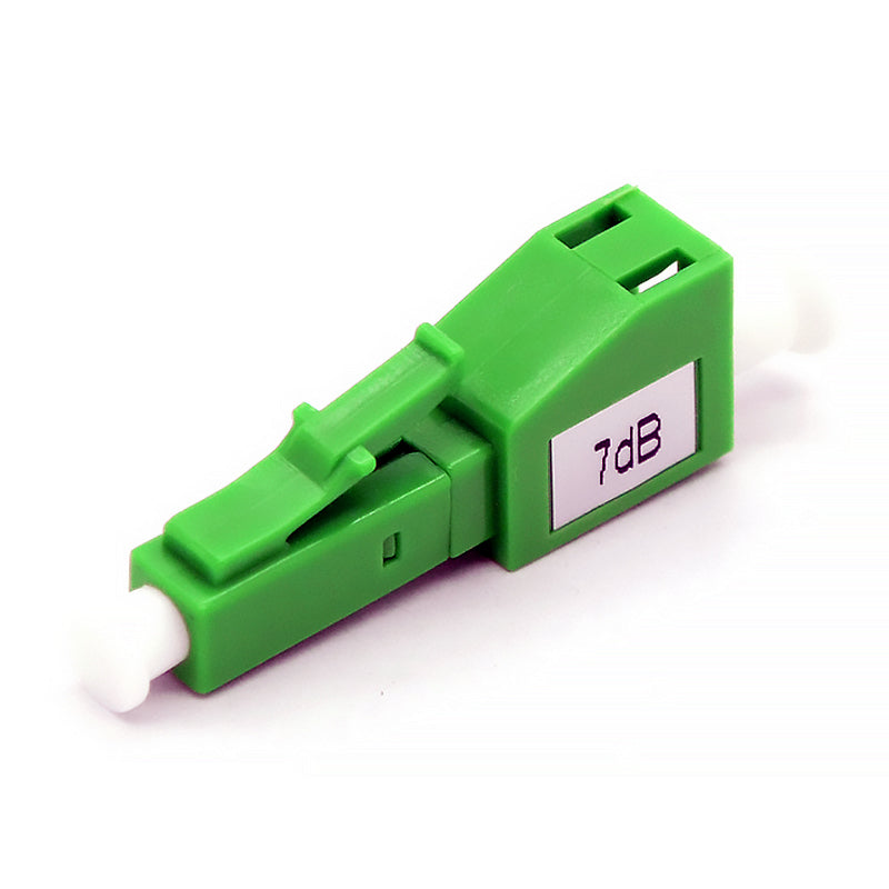 LC/APC Singlemode Fixed Fibre Optic Attenuator, Male-Female