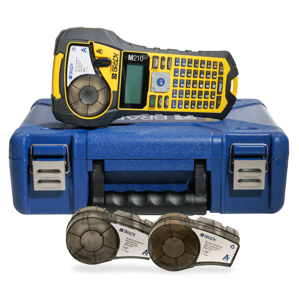 Brady M210 Portable Label Telecom/Datacom Printer Kit