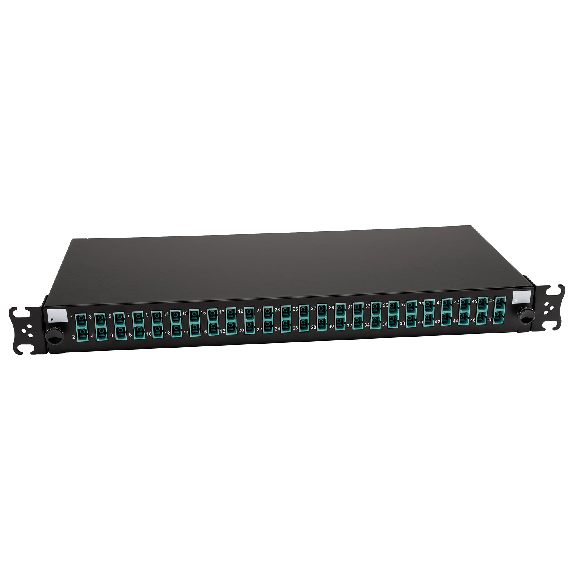 SC Multimode Duplex Sliding Patch Panel 1U 4 Fibre