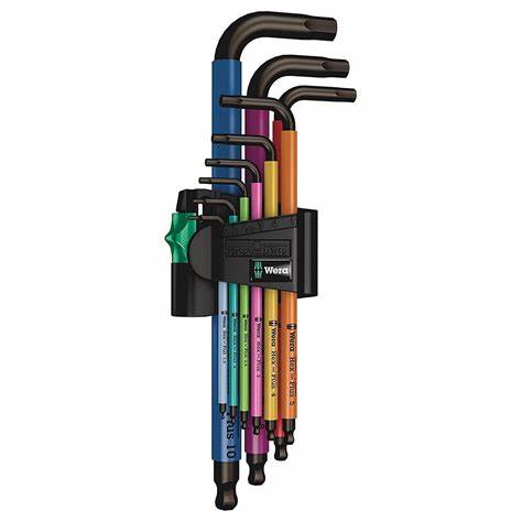 Wera 05135813001 9 Piece Hex-Plus 950/9 Multicolour 2 L-Key Set