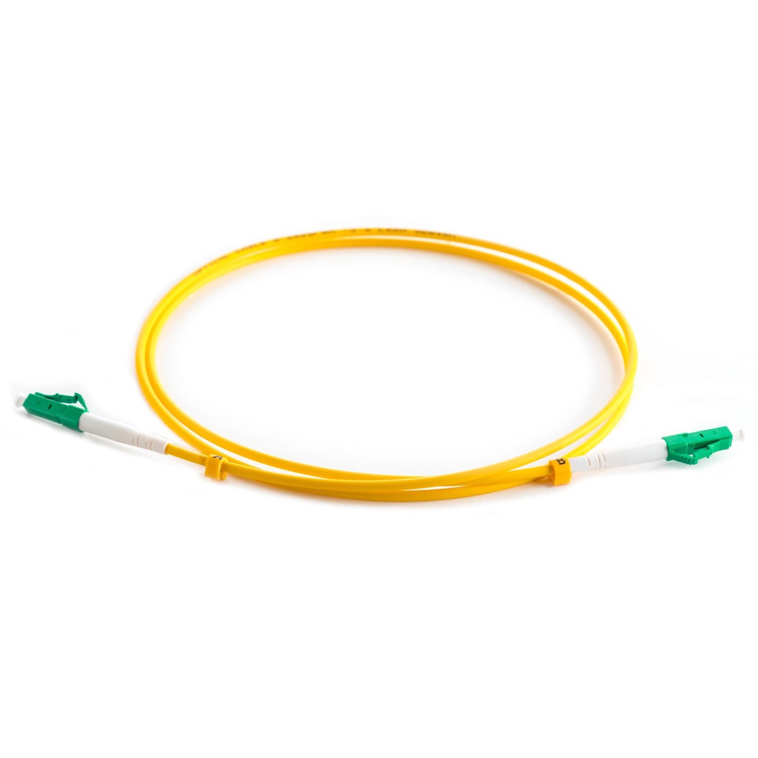 OS2 9/125 Singlemode Simplex LC/APC-LC/APC LSZH Fibre Patch Lead