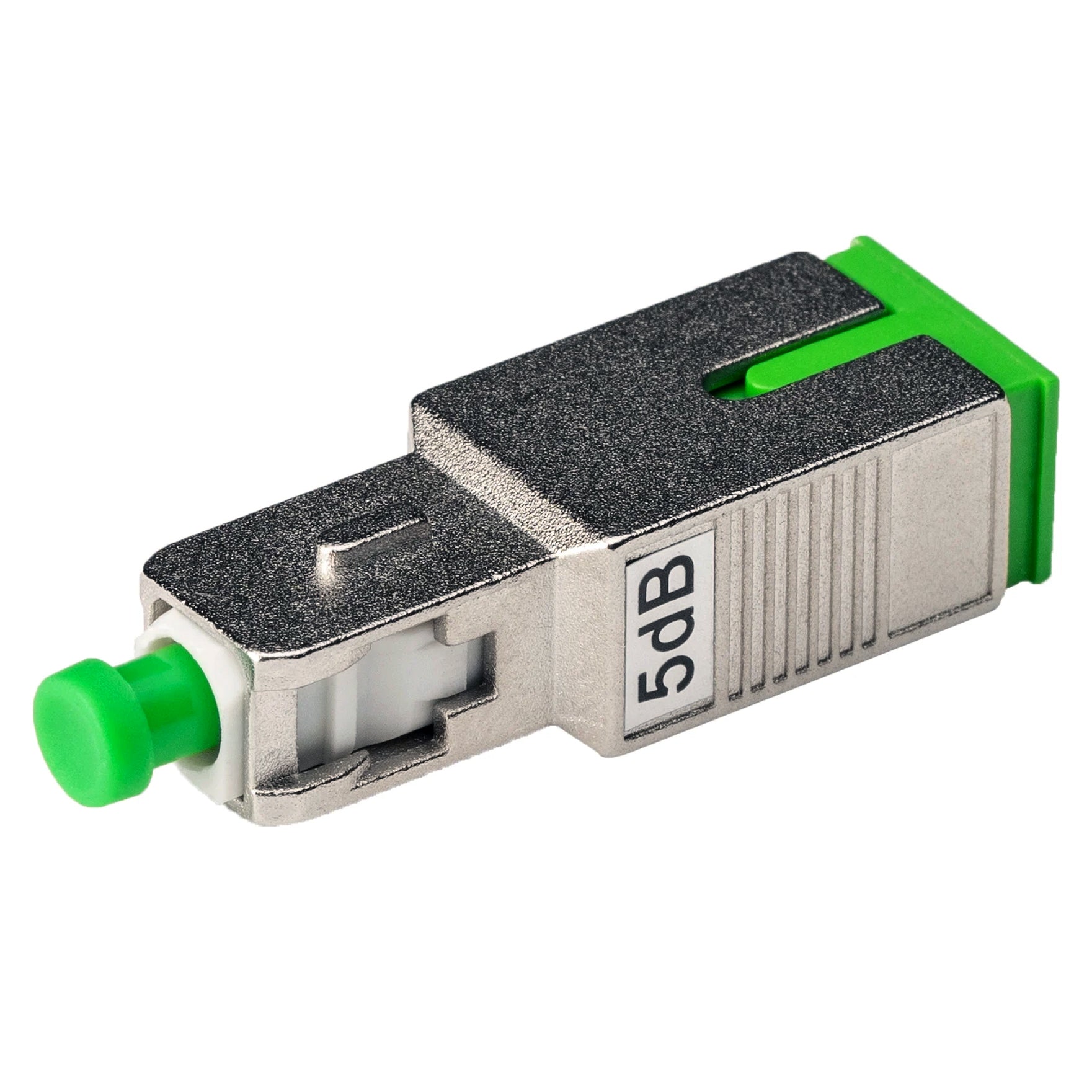 SC/APC Singlemode Fixed Fibre Optic Attenuator, Male-Female