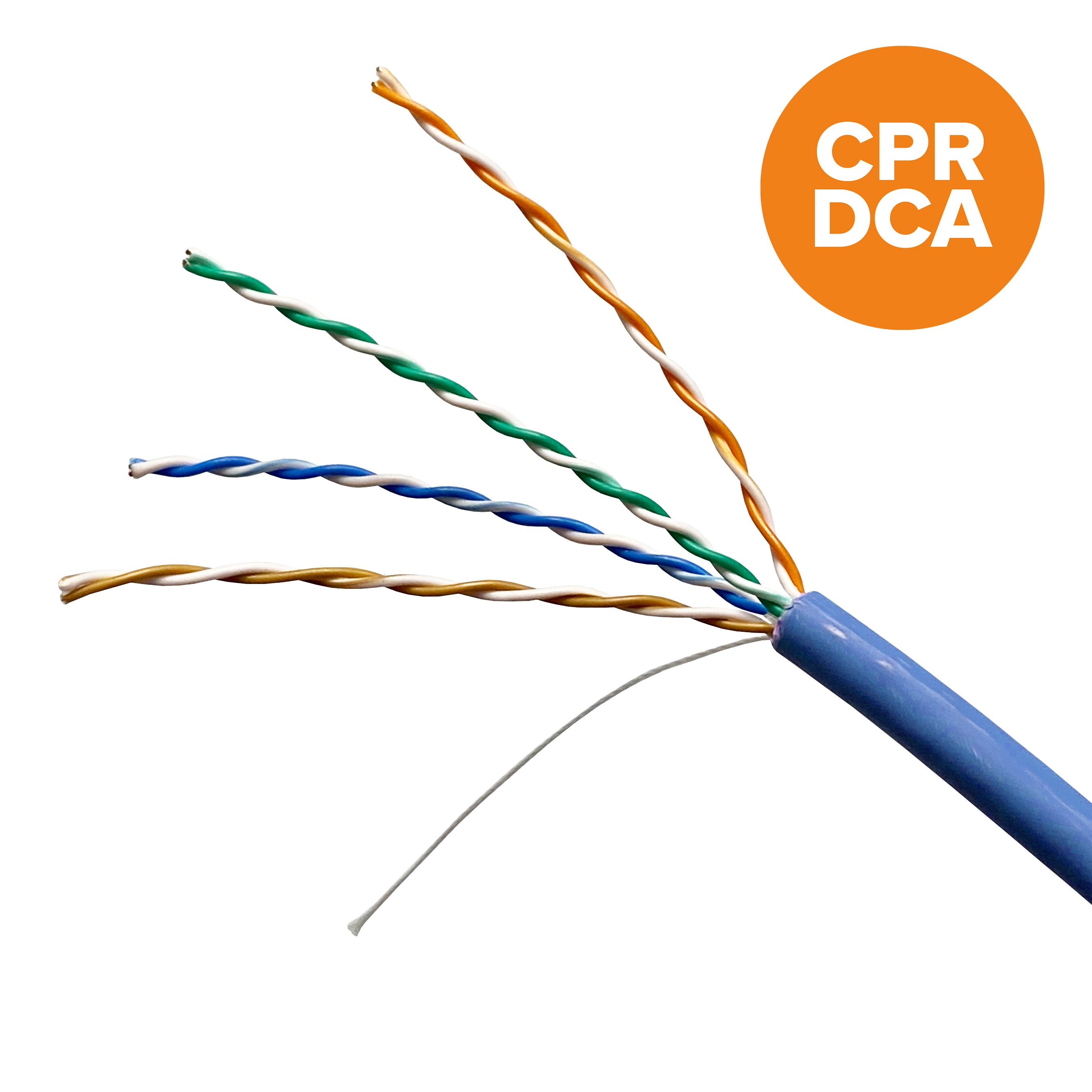 Blue Cable Intelligence Cat5e 100MHz 4-Pair UTP LSZH Dca-s2,d2,a1 Solid Copper Cable 305m