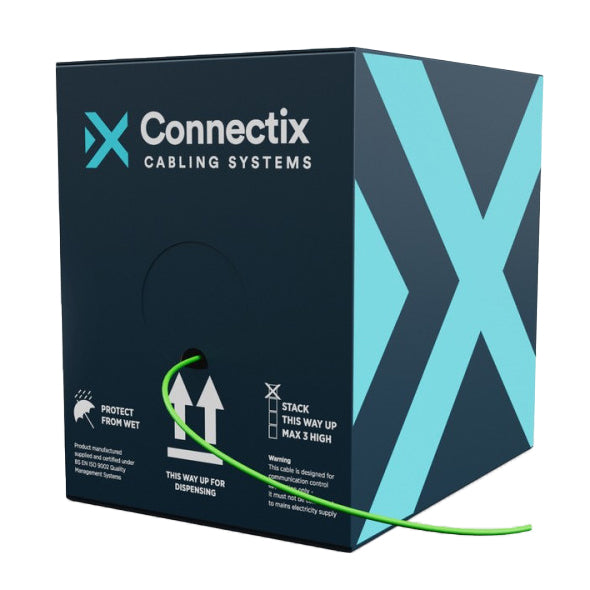 Green Connectix Cat5e UTP LSZH Cca-s1a,d1,a1 Solid Cable 305m (001-003-003-68)