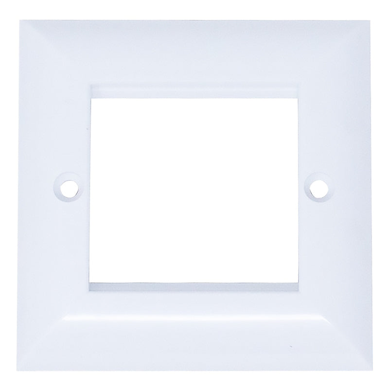 Connectix Single Gang Bevelled Face Plate White (008-001-003-50)