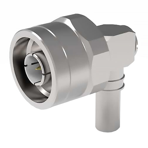 TC-240-NMH-RA-D Type N, Male (Plug), Right Angle Connector For FBT-240, LMR-240 and TCOM-240 Cable