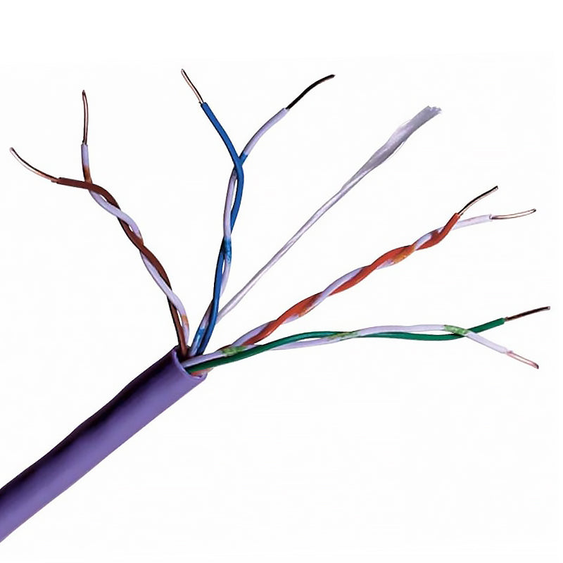 Violet Connectix Cat5e UTP LSZH Eca Solid Cable 305m (001-003-003-63S)