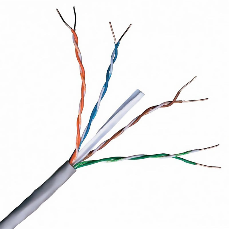Grey Connectix Cat6 UTP PVC Eca Solid Cable 100m (001-003-005-20)