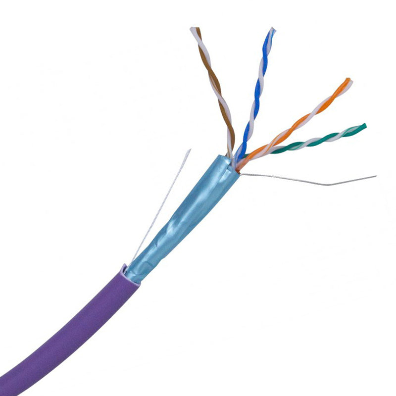 Violet Connectix Cat5e FTP LSZH Eca Solid Cable 305m (001-004-001-62)