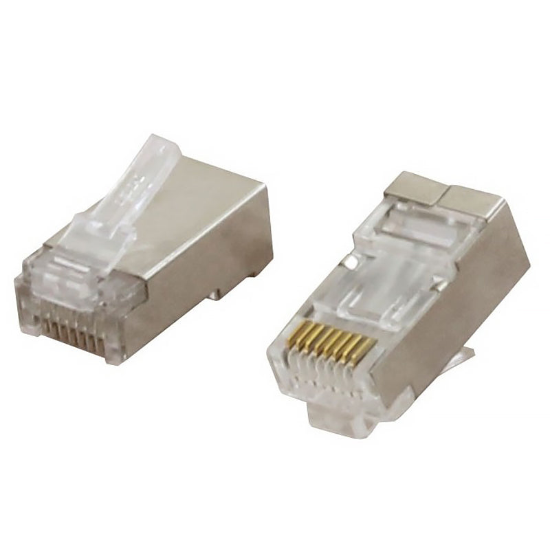 Connectix Cat6a FTP RJ45 Plug For Solid Cables (006-004-001-10)
