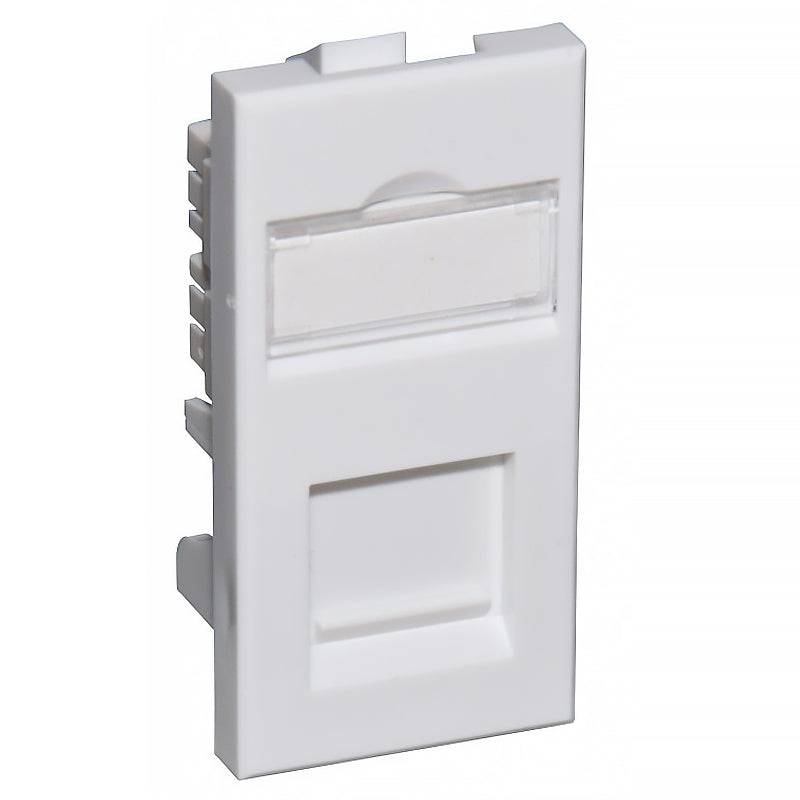 Connectix Cat5e UTP RJ45 Euro Module White (008-000-000-20)