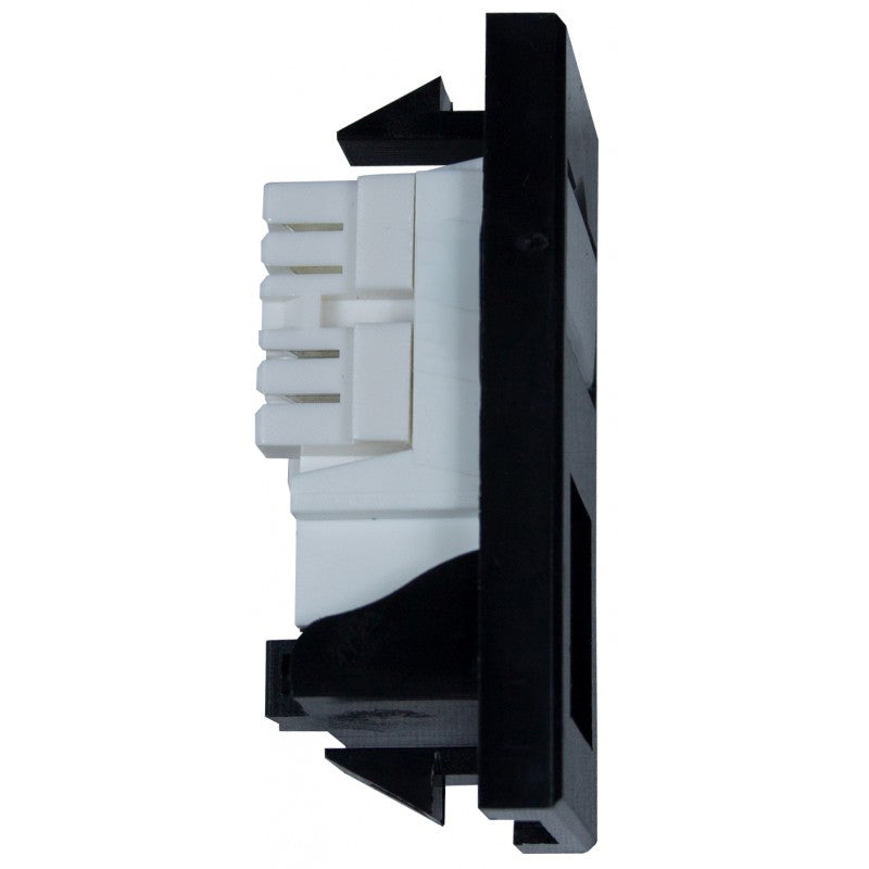 Connectix Cat6 UTP RJ45 Euro Module Black (008-000-001-29)
