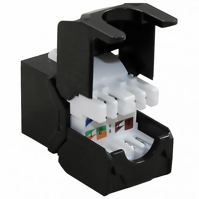 Connectix Cat6 UTP Tool-Less Keystone Module Black (008-010-010-60)