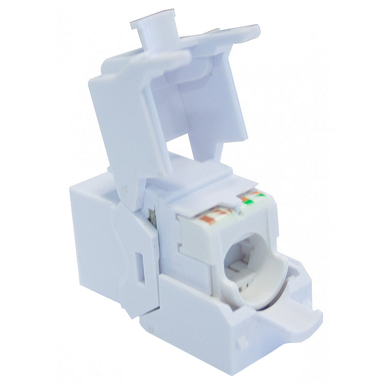 Connectix Cat6 UTP Tool-Less Keystone Module White (008-010-010-65)