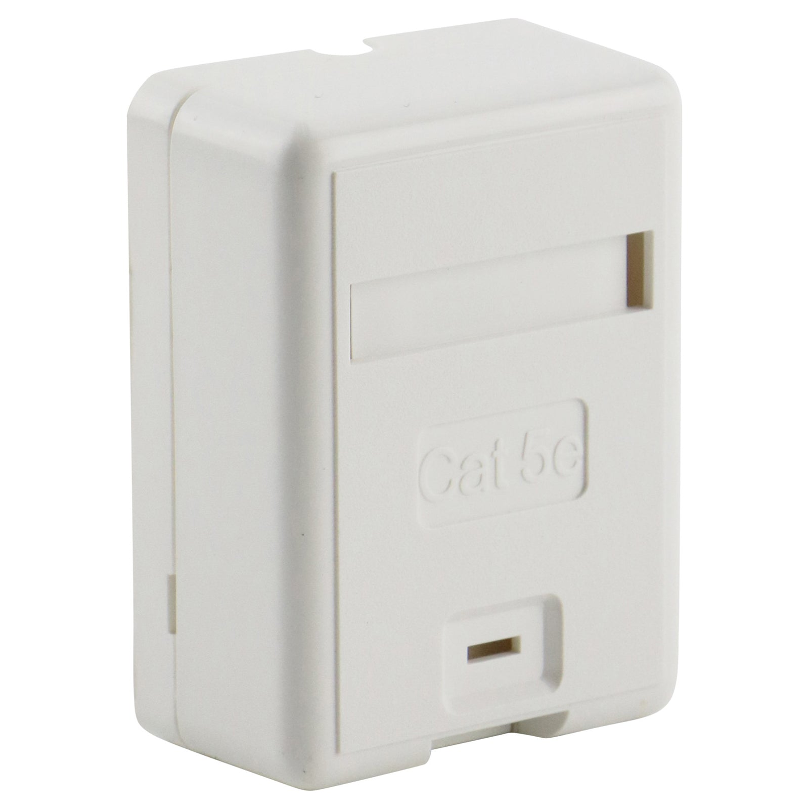 Excel Cat5e Plus Surface Mount Box 1 Port White (100-002)