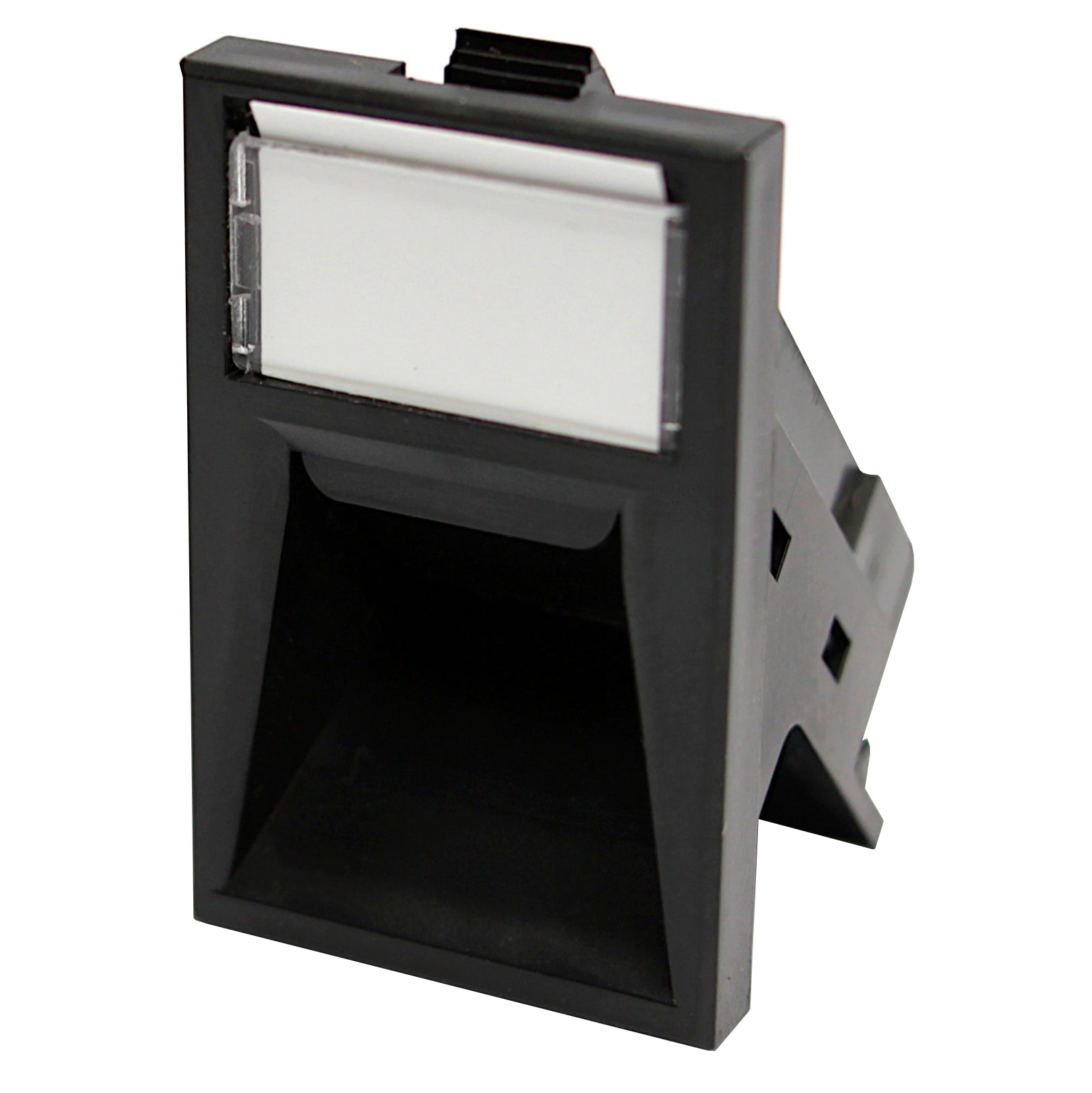 Excel LJ6C Angled Shutter For Keystone Jack Black (100-022-BK)