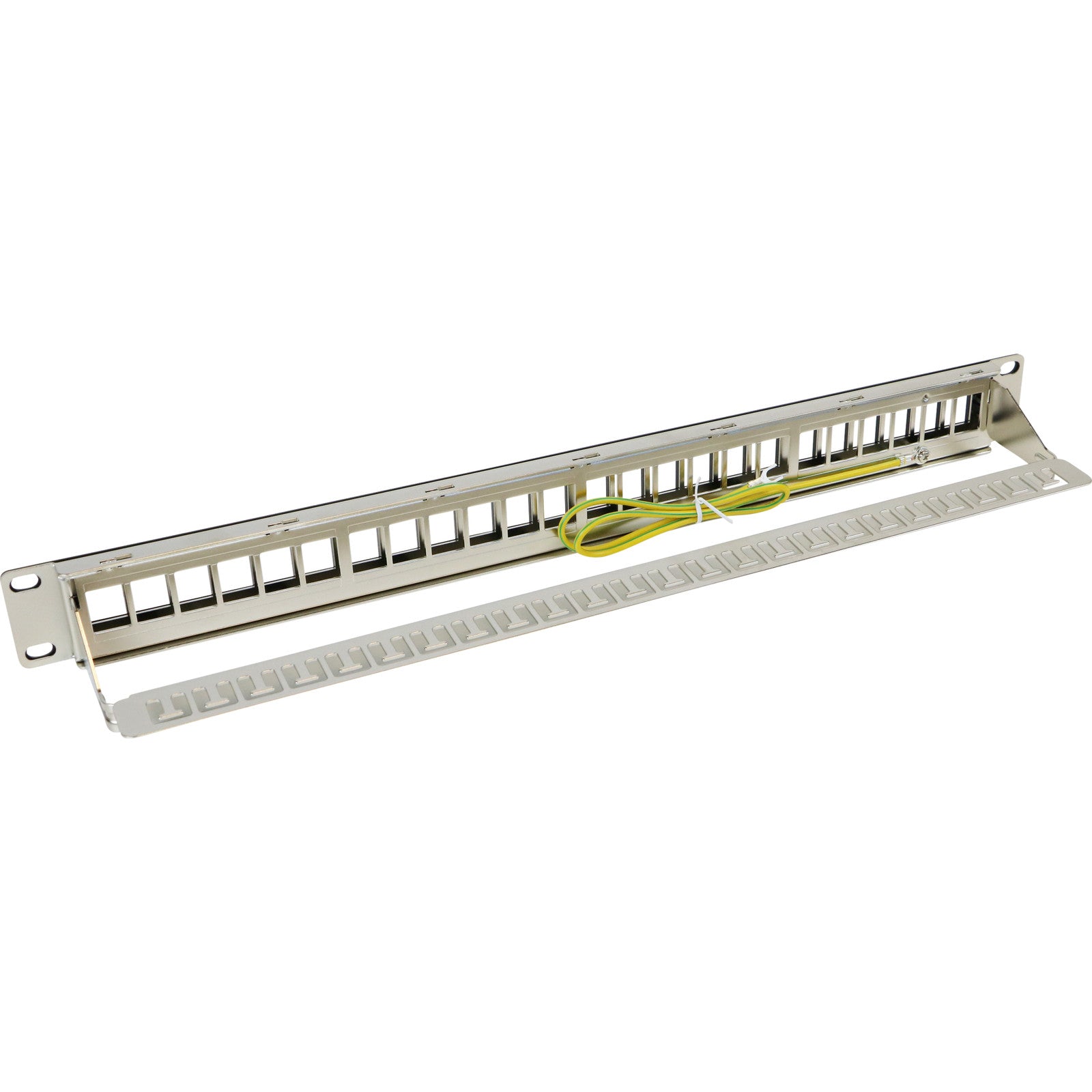 Excel 24 Port Unloaded Keystone Patch Panel 1U Black (100-095)