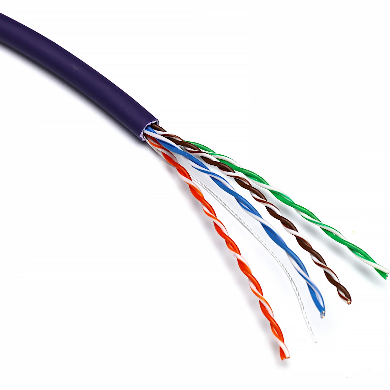 Violet Excel Cat5e UTP LSZH Dca-s2,d2,a2 Solid Cable 305m (100-066)
