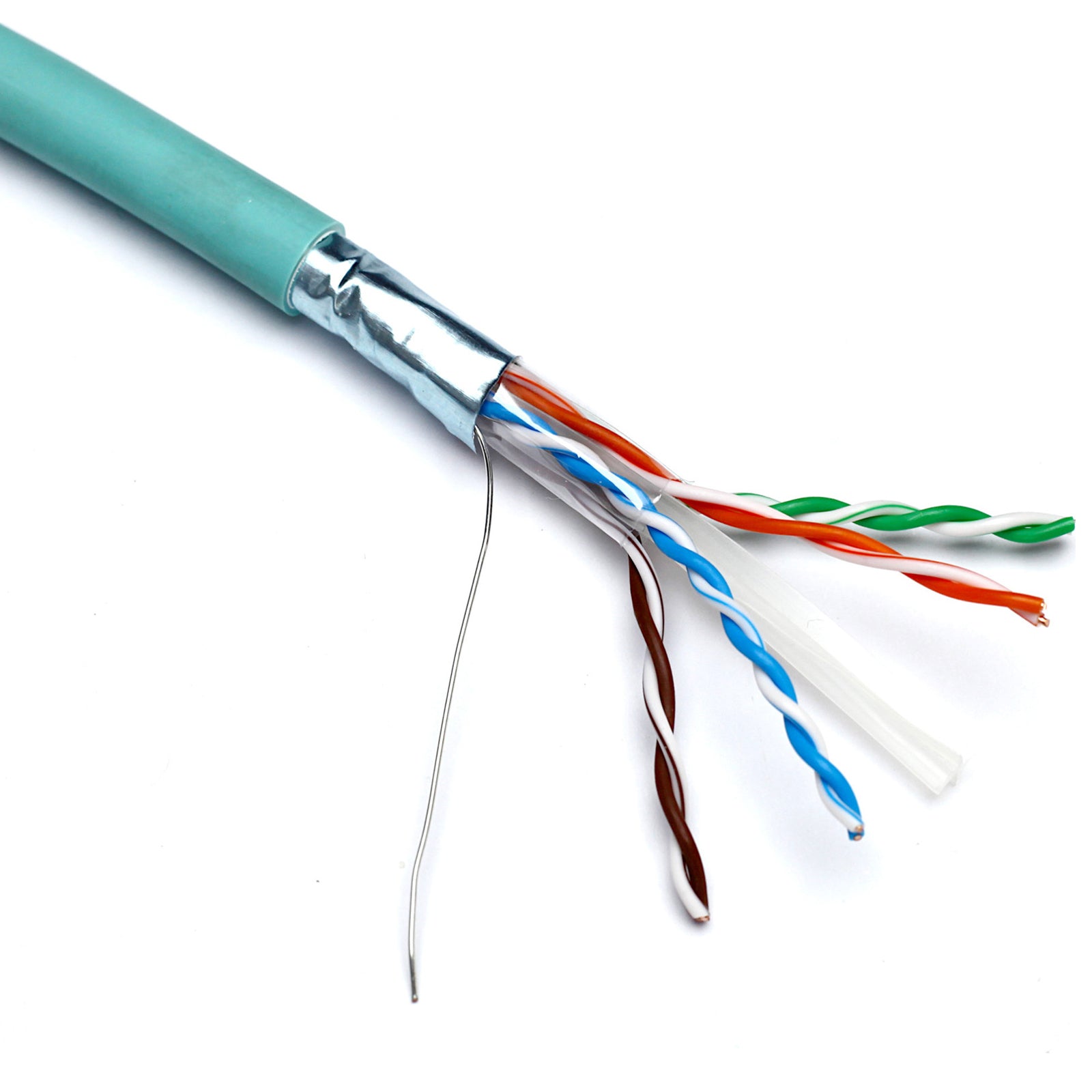 Light Green Excel Cat6 F/UTP LSZH Dca-s2,d1,a1 Solid Cable 305m (100-076-305M-GN)